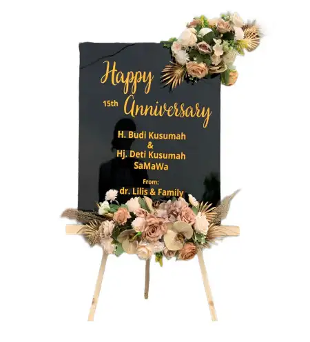 Papan Bunga Akrilik Wonosemi